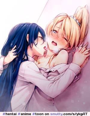 anime yuri bed strap on gif - Anime Yuri Bed Strap On Gif | Sex Pictures Pass