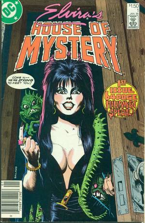 Cartoon Horror Porn Art - elvira comic | Elvira's House of Mystery #1 (Comic) | Shelf Porn