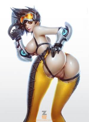 Gumball Porn X Ray - anus areolae ass ass_cutout breasts brown_hair dat_ass female female_only  large_breasts naughty_face nipples overwatch paul_kwon presenting pussy  solo ...