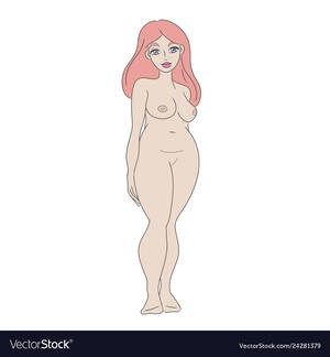 large beautiful breasts nude - Plump girl woman beauty naked big breasts Vector Image