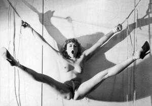 Black And White Retro Bondage Porn - vintage bondage spanking