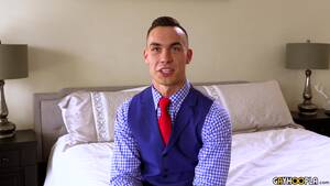 jerk off furniture - Three Piece Suit Travis Youth Jerks Off - Gay Porn HD Online