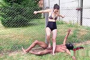 ballbusting trampling - Extreme Trampling, Crushing & Stomping - Sadistic Queens 7 (Ballbusting)