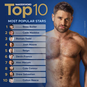 Best Gay Male Stars - Beau Butler, Cade Maddox Top List Of Most Popular Gay Porn Stars -  TheSword.com