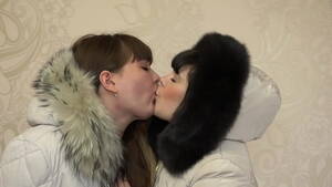 Chubby Lesbians Fucking - Chubby lesbians in down coats fuck each other with a strapon Homemade  fetish and nice ass doggy style - XVIDEOS.COM