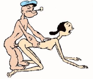 best popeye toons sex gifs - Popeye's Fucking Olive Doggy Style | MOTHERLESS.COM â„¢