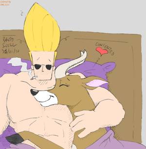 Johnny Bravo Mom Porn - e621 <3 after_sex antelope bed bestiality blonde_hair carol_the_antelope  cartoon_network cigarette collaboration cushion david_siegl duo eyewear