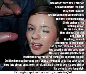 Blowbang Caption Porn Sissy - Sissy Bukkake Captions | Anal Dream House