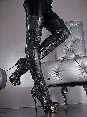 high black boots gets - Heel boots