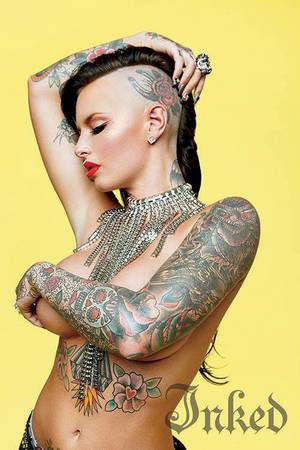 Beautiful Tattooed Women Hot Porn - Christy Mack guest writes for Inked Mag about porn, tattoos, being a tattoo  collector, and about the two places she'll NEVER get tattooed.