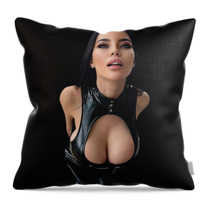 monster sized boobs naked - Big Natural Tits Latex Fetish Giant Boobs Sexy Nude Milf Throw Pillow by  Hello From Aja - Pixels