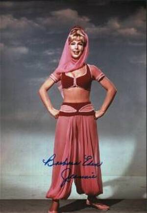 Barbara Eden Jeannie Porn - Barbara Eden Signed I Dream Of Jeannie 11x14 Photograph