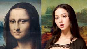 Mona Lisa - AI generated modern Mona Lisa slammed for catering to the 'male gaze' |  indy100