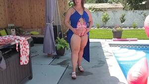 bbw slut wife in a bikini - BBW Wife in Bikini watch online