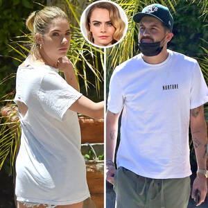 Ashley Benson Lesbian Porn - Ashley Benson at G-Eazy's House After Cara Delevingne Split: Photos