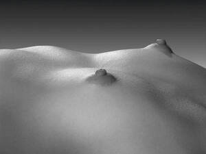 ebony small tits big nipples - 4269 Black White Nude Small Breasts Large Nipples Art Print by Chris Maher  - Fine Art America