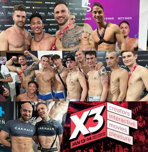 Gay Porn Events - Gay Porn Stars At X3 Expo 2023 In Los Angeles