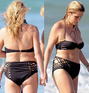 fat tities black bikini panties - Kesha Looks Fat in Granny-Pants Bikini!