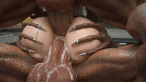 3d Double Anal - Rule 34 - 3d 4k absurdres anal sex backsack blender comic cum cum in ass  cum in pussy cum inside double penetration erection female highres huge  cock icedev male nier nier: automata