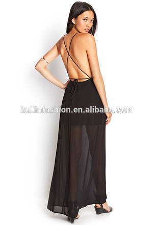 elegant dress - Sexy black party dress porn elegant black evening dress porn 2014 black  chiffon dress