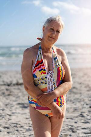 amateur bbw beach candid nudist - 83,000+ Mature Women Bikinis Pictures