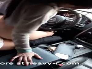 blowjob in car while driving - Fucking in Car While Driving Through Shopping Street