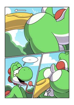 Green Yoshi Gay Porn - Kamek complications gay porn comic