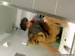 amateur public bathroom fuck - Amateur Public Sex In Club Bathroom : XXXBunker.com Porn Tube