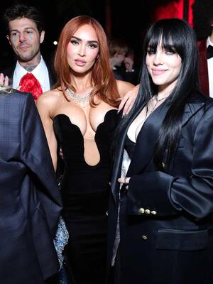 Megan Fox Porn Captions - Megan Fox Rocks New Red Hair to 2023 Oscars Afterparty