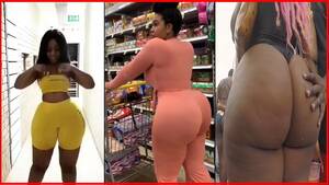 getto black girl voyeur - Big ass black girls â–· Voyeur and Grope in the street - NightLifePorn