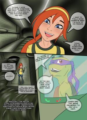 Adult Ninja Turtles Porn - TMNT - Relax In April | Porn Comics