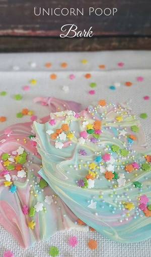 Fairy Tail Poop Porn - Unicorn Poop Bark is what fairy tale dreams are made of. Your kids will LOVE