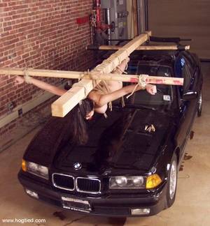 Car Bondage Porn - Photo number 8 from Mika Tan shot for Hogtied on Kink.com. Featuring Mika