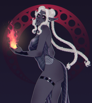 drow hentai naked anime art - Art] [OC] Drow sorceress : r/DnD