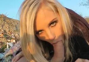 blonde part - Its.PORN - Blonde party girl loves outdoor fucking