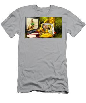 3d Celeb Jennifer Aniston - Jennifer Aniston Naked-Truth TV-News T-Shirt by Dzmitry Vasilyeu - Pixels