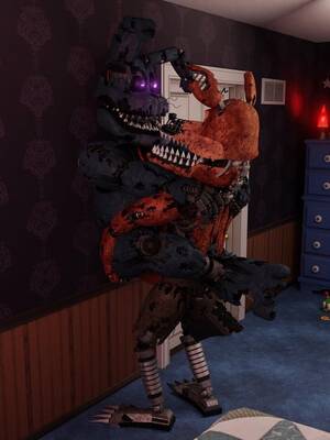 Nightmare Bonnie Porn - Nightmare Bonnie riding Nightmare Foxy : r/Fnafnsfwgay