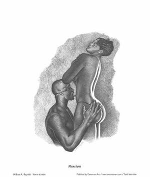 Black Porn Paintings - Black Erotic Art Prints, Figurines and Gifts â€“ The Black Art Depot