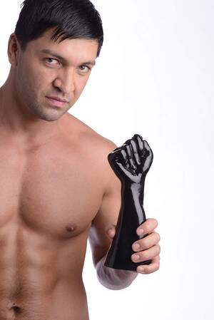 Black Dildo Fisting - Amazon.com: Master Series Rise Up 10.25-Inch Black Dildo Fist : Home &  Kitchen