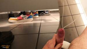 massive public cumshot - Public Toilet - Spray the whole Stall with my Massive Cumshot! | Johann Wood