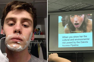 Love Porn Meme - This Guy Used A Porn Meme For A College Presentation On DAPL And No One  Knows How To Feel