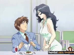 busty cartoon hentai - Busty Milf Seduces a Younger Guy and Swallows His Load - Hentai.Xxx - Free  Porn Videos - YouPorn