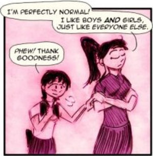 Bisexual Porn Mandy Moore - Everyone Is Bi - TV Tropes