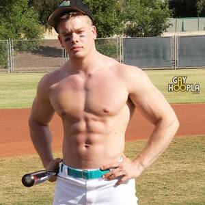 Baseball Gay Porn Star - Sexy baseball stud Gay Hoopla's Jimmy Bona got a smooth ass and big cock â€“  Dirty Boy Reviews