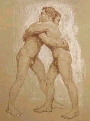 anime wrestling nude - 