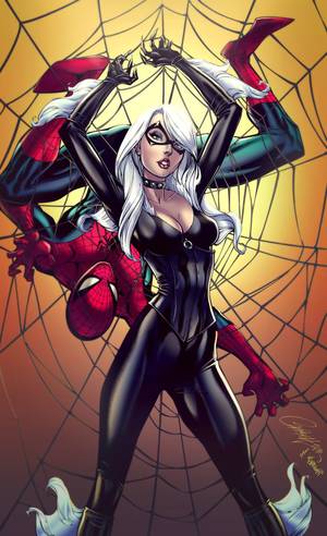 Marvel Black Cat Feet Porn - Spider Man And Black Cat by kcspaghetti.deviantart.com on @DeviantArt