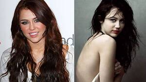 Barrymore Drew Pussy Miley Cyrus - Miley Cyrus speaks out about 'nude' pics - 9Celebrity