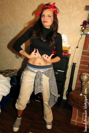 Halloween Costume Chola Porn - Chola/Gangsta Halloween Costume #beautybrawler