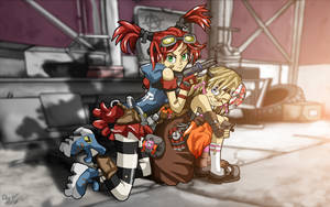 Gaige Porn - dress up gaige borderlands 2 | Gaige the Mechromancer + Tiny Tina the Bomb  Maker by