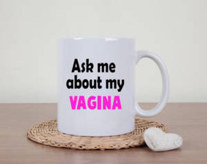Coffee Cup In Pussy Porn - Vagina coffee mug, girl power, feminist, LGBT, vagina mug, white mug